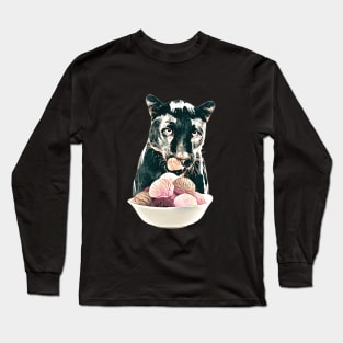 sexy tiger ice cream Long Sleeve T-Shirt